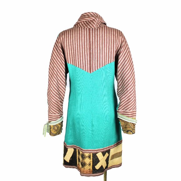 💥ONE OF A KIND💥 Frankie Slaughter Mint Tea in Marrakech Duster Jacket - Picture 2 of 7